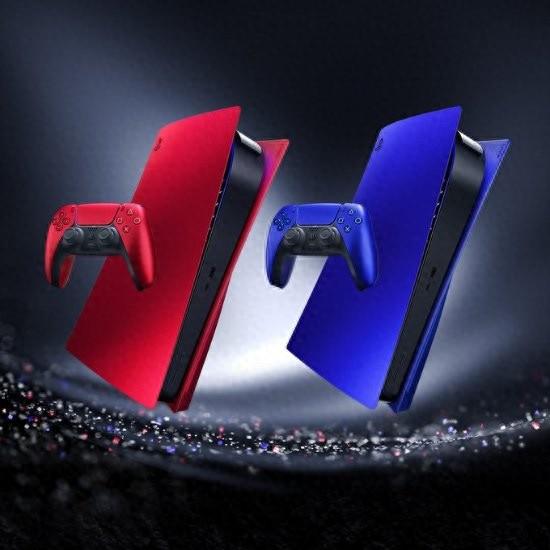 新皮肤来了！PS5红/蓝配色外壳及手柄今日发售-1.jpg