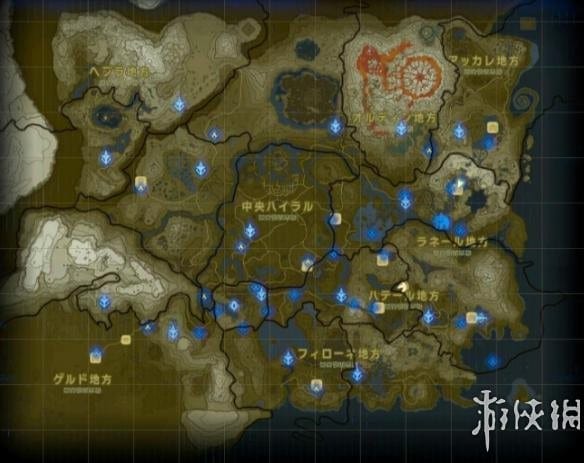 塞尔达传说旷野之息 中央海拉尔地区种子收集攻略