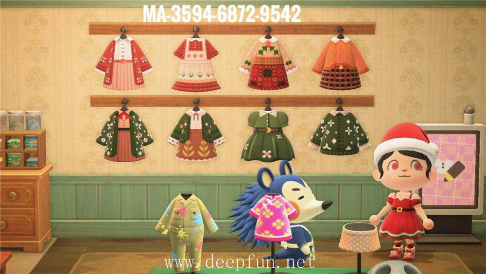 动物森友会/动森攻略｜圣诞节装饰活动　13款家具DIY、服饰设计ID