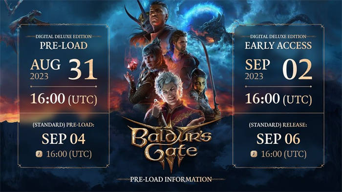 《柏德之门 3》公布 PS5 版上市时程 数位豪华版 8/31 抢先开放预载 ...