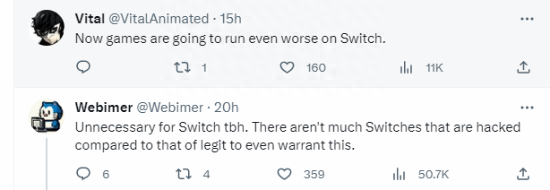 玩家反对D加密登Switch：游戏画面又要变差了