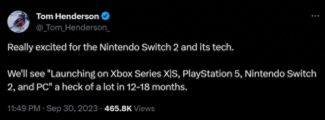 消息称任天堂下一代Switch将带来《怪物猎人》等多款护航大作